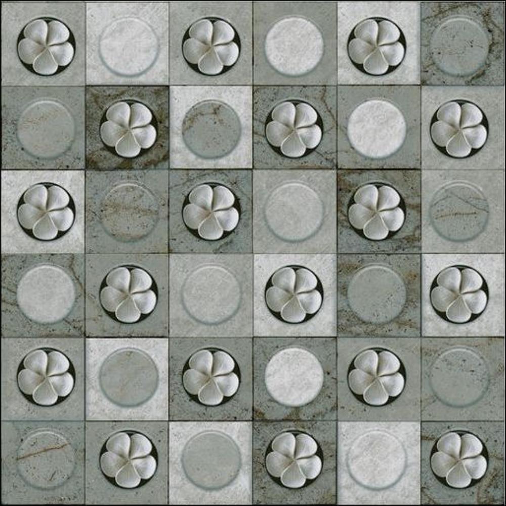 Decor Gardena Gris,Somany, Digital Durastone, Tiles ,Vitrified Tiles 